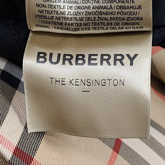Burberry Women's Short Kensington Heritage Trench Coat Black Sz 12 / L LATEST - Picture 14 of 16